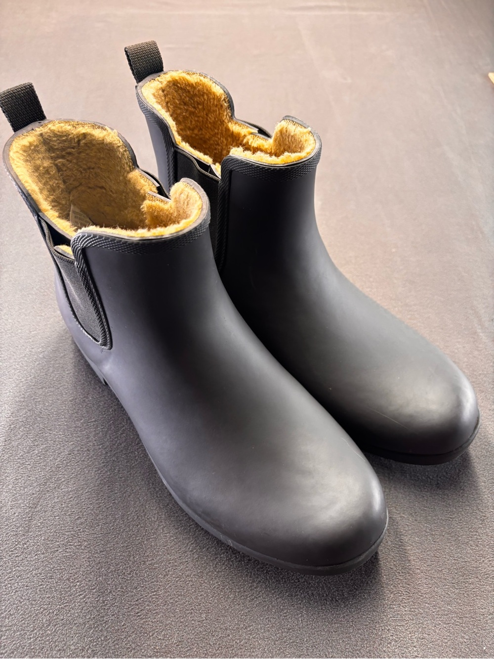 Chooka Delridge Faux Fur Chelsea Rain Boots